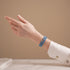 Blaue Gischt | 925er Sterlingsilber | Firefly-Glasummantelung